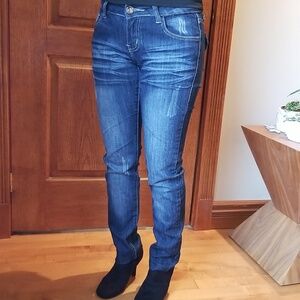 Women's Dark Blue Jeans